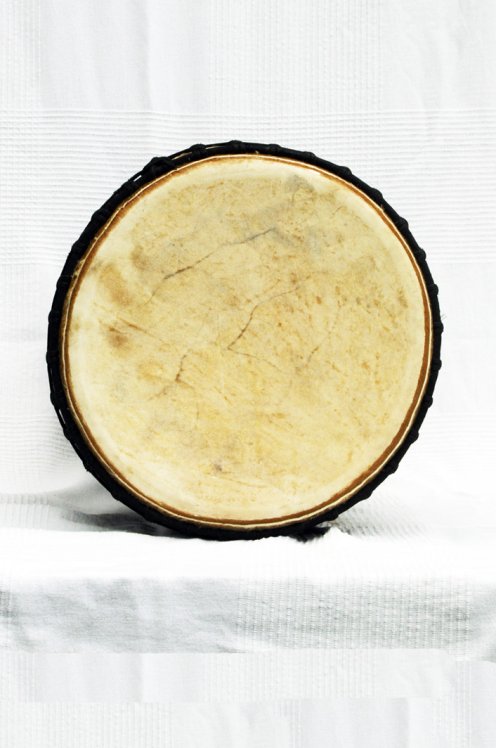 Djembe aus Guinea mit Kuhfell - Kalbfell, Rinderfell, Stierfell oberklasse Djembe Trommel
