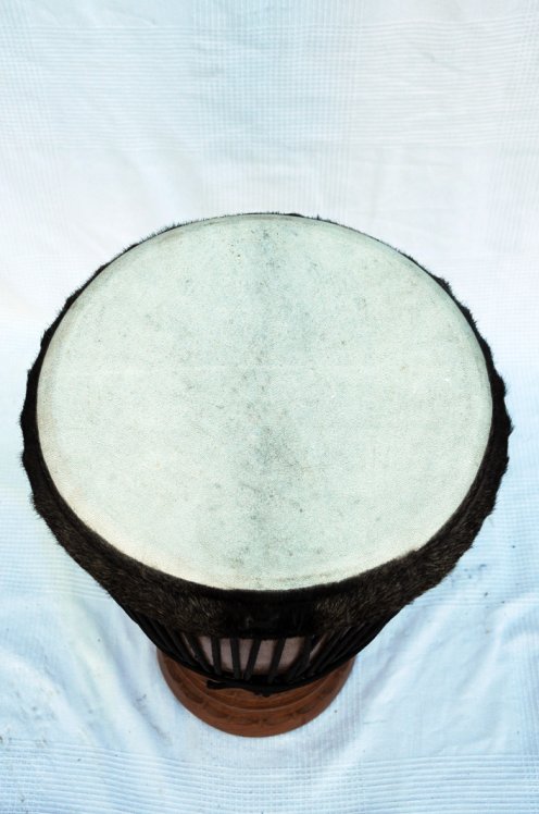 Große Djembe aus Guinea - Oberklasse Djembe Trommel