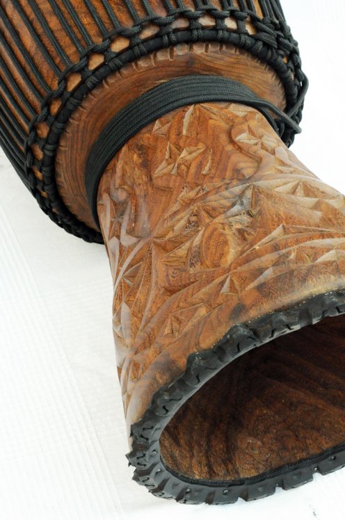 Große Djembe aus Guinea - Oberklasse Djembe Trommel