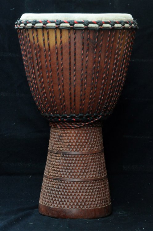 Djembé Mali Top en diala (grand) en vente : acheter un djembe malien en djala (acajou) (grand)