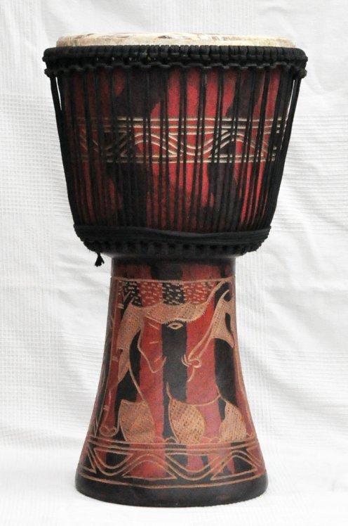 Günstige Djembe kaufen - Große billige Djembe Trommel aus Ghana