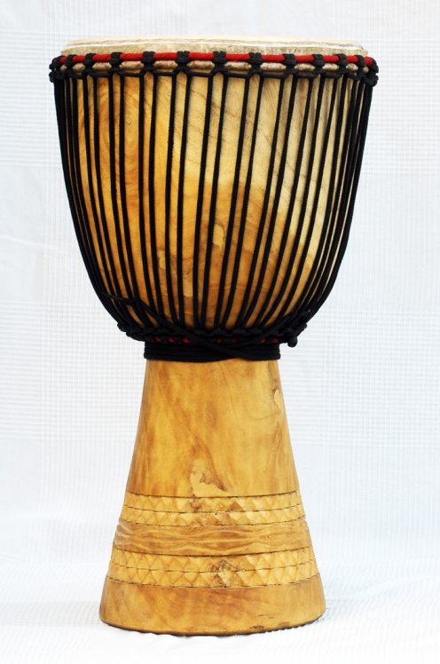 Djembe kaufen - Große Lenke Djembe trommel aus Melina
