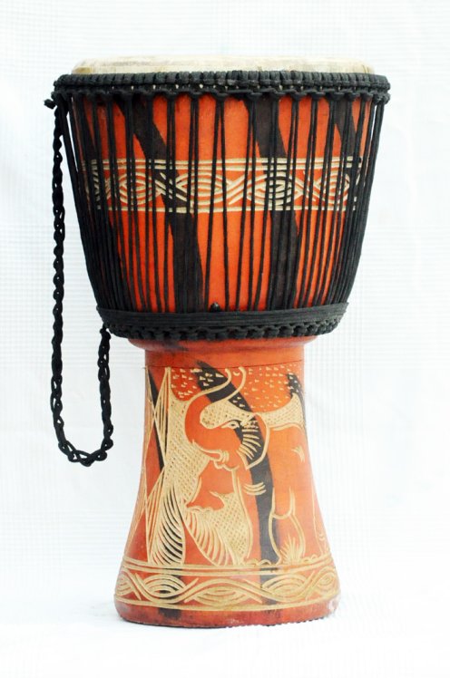 Günstige Djembe kaufen - Große billige Djembe Trommel aus Ghana