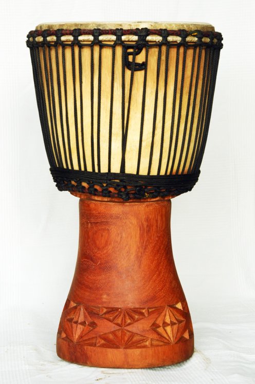 Djembe kaufen - Große Lenke Djembe trommel aus Mali