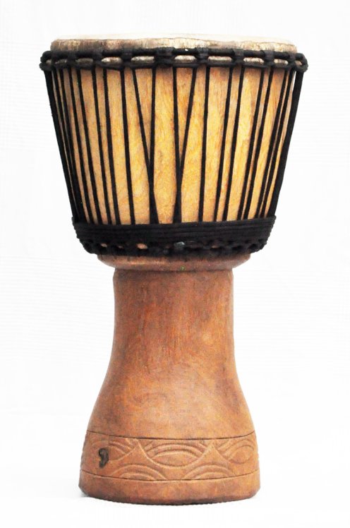 Djembe kaufen - Große Bushmango Djembe trommel aus Mali