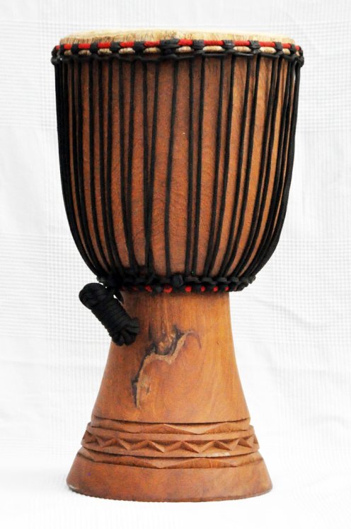 Djembe kaufen - Große Bushmango Djembe trommel aus Mali