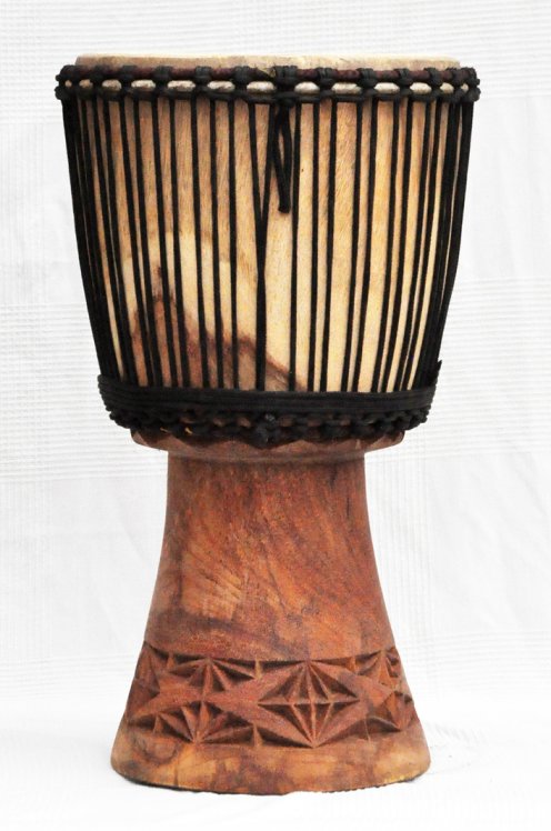 Djembe kaufen - Große Lenke Djembe trommel aus Mali