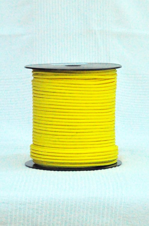 Ø5 mm Sonnenblumengelb Djembe Tau - Vorgerecktes Seil für Djembe Trommel