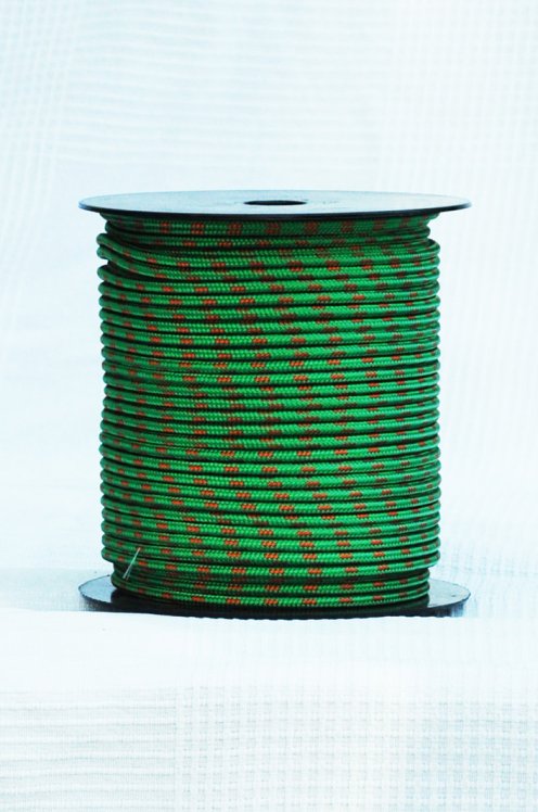 Ø5 mm grünes / oranges Tau für Djembe Trommel - Djembe Seil