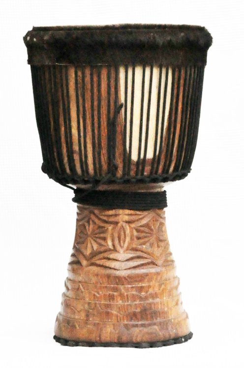 Große Djembe aus Guinea - Oberklasse Djembe Trommel