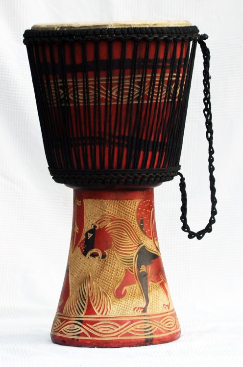 Günstige Djembe kaufen - Große billige Djembe Trommel aus Ghana