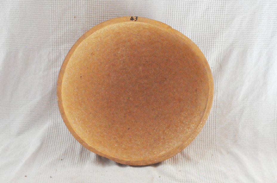 Ø43-44 cm Kalebasse Halbschale - Hemisphärischer Kürbis