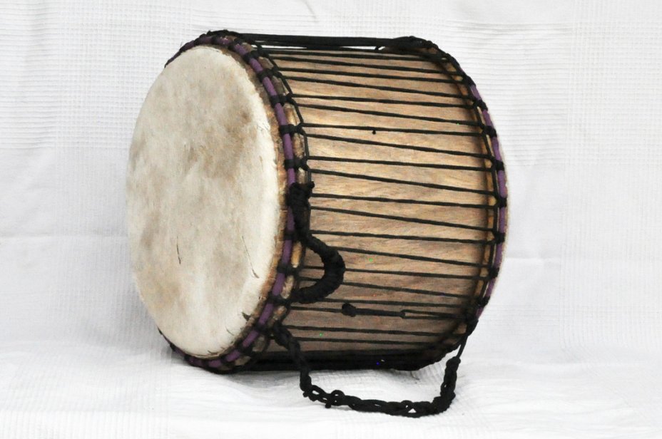 Dundunba Mini-Basstrommel aus Ghana - Mini-Dundun