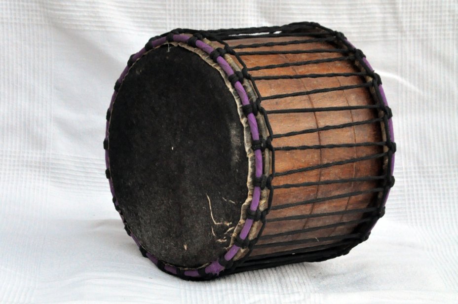 Kenkeni Mini-Basstrommel aus Ghana - Mini-Dundun