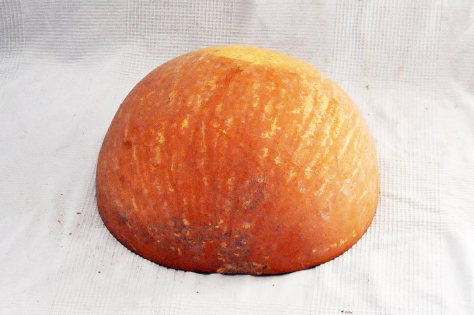 Ø55-56 cm Kalebasse Halbschale - Hemisphärischer Kürbis