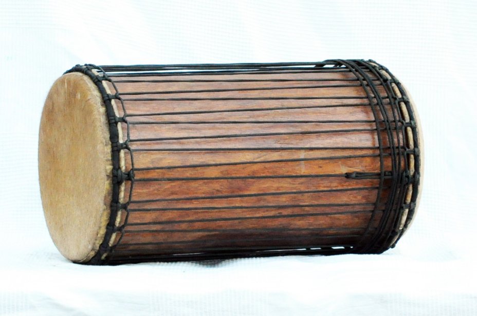 Rozenholz 4 Eisen Kenkeni Dundun - Dundun Basstrommel aus Guinea