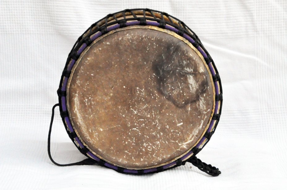 Sangban Mini-Basstrommel aus Ghana - Mini-Dundun
