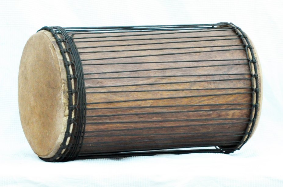 4 Eisen Sangban Dundun - Rosenholz Dundun Basstrommel aus Guinea