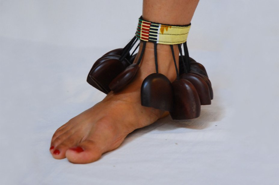 Afrikanische Tanz Armband - Juju Tanz Fußkettchen aus Ghana