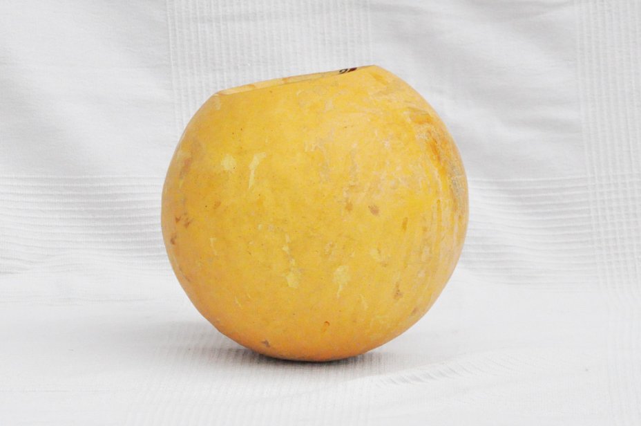 Ø21-22 cm runde Kalebasse - Kugelförmiger Kürbis
