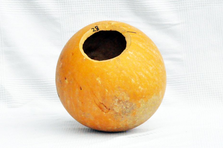 Ø27-28 cm runde Kalebasse - Sphärische Kalebasse