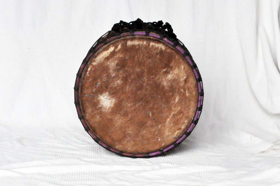 Dundunba Mini-Basstrommel aus Ghana - Mini-Dundun