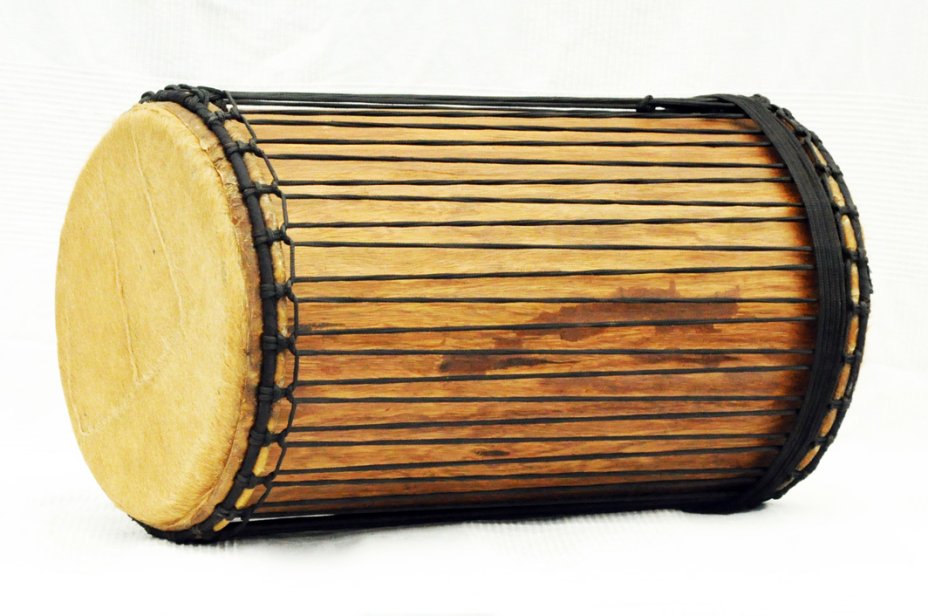 4 Eisen Sangban Dundun - Rosenholz Dundun Basstrommel aus Guinea
