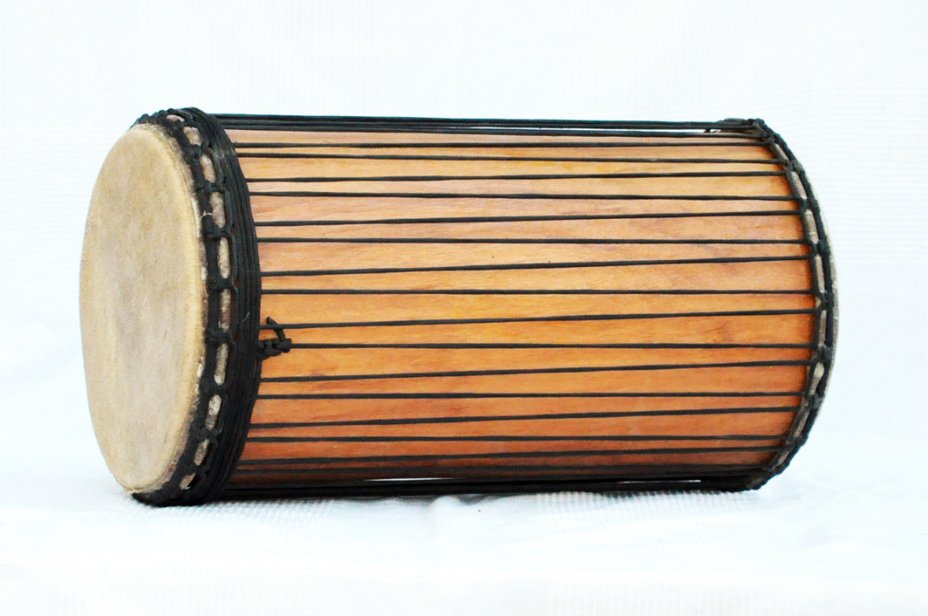 Lenke 4 Eisen Sangban Dundun - Dundun Basstrommel aus Guinea