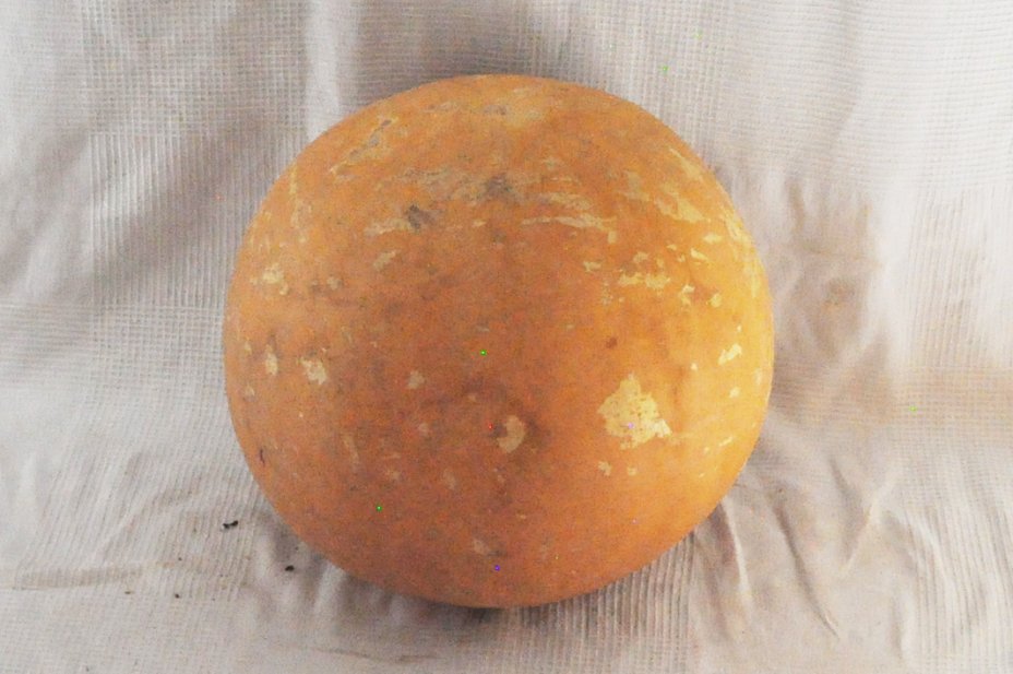 Ø39-40 cm runde Kalebasse - Kugelförmiger Kürbis