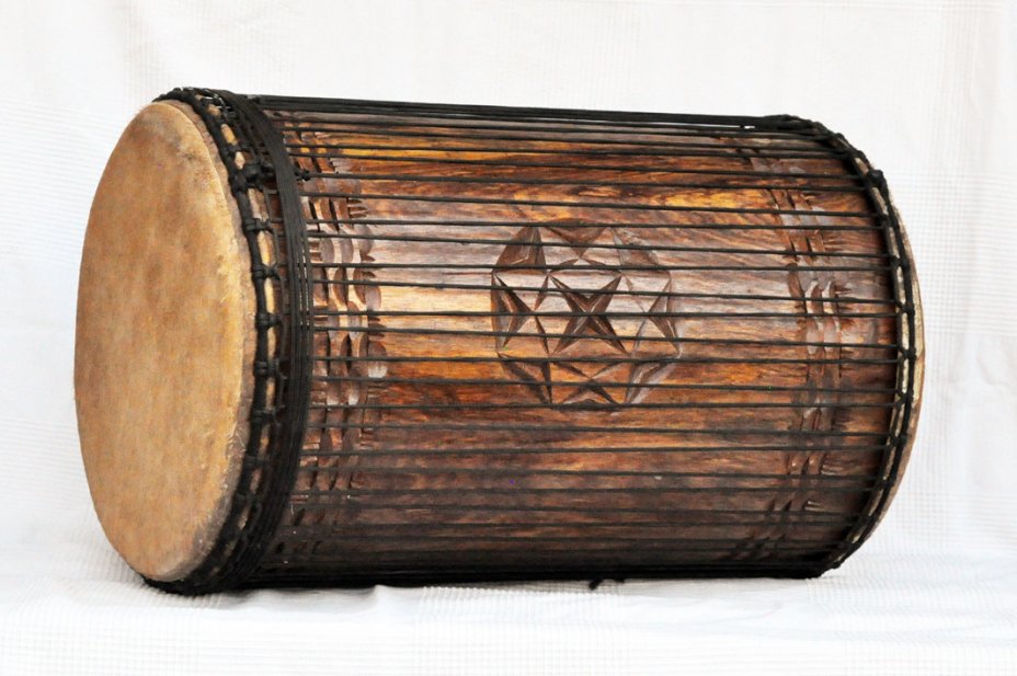 4 Eisen Dundunba Dundun - Dundun Basstrommel aus Guinea