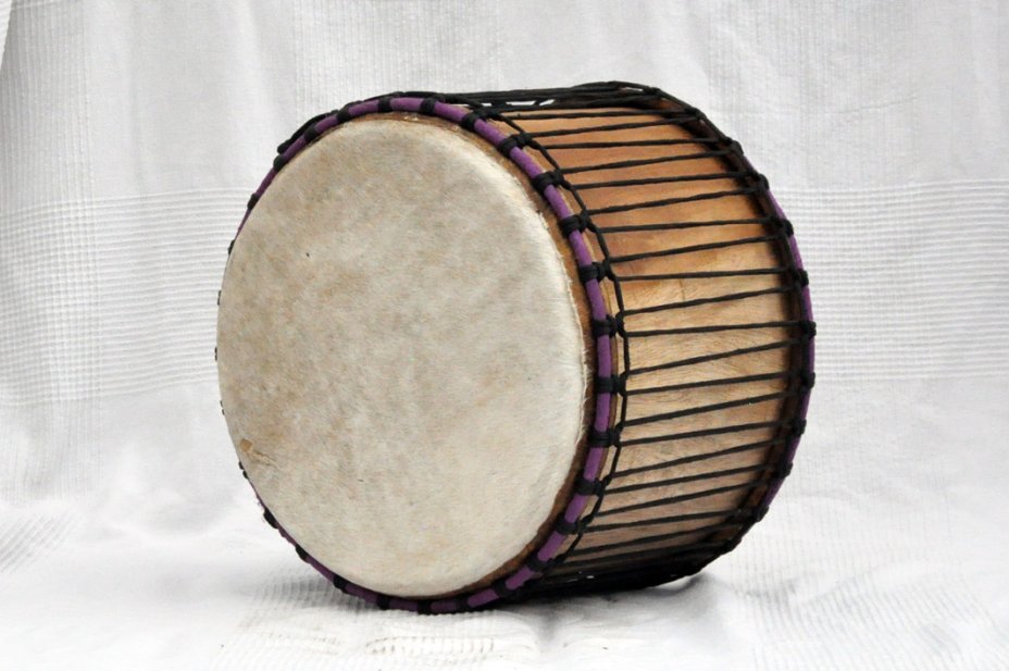 Dundunba Mini-Basstrommel aus Ghana - Mini-Dundun
