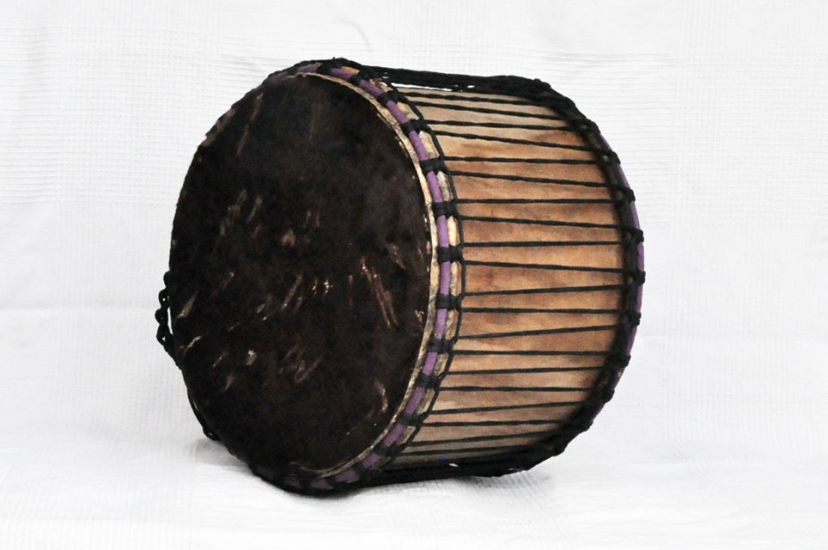 Dundunba Mini-Basstrommel aus Ghana - Mini-Dundun