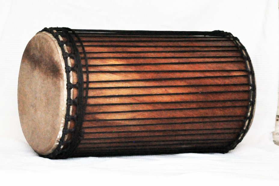 Lenke 4 Eisen Sangban Dundun - Dundun Basstrommel aus Guinea