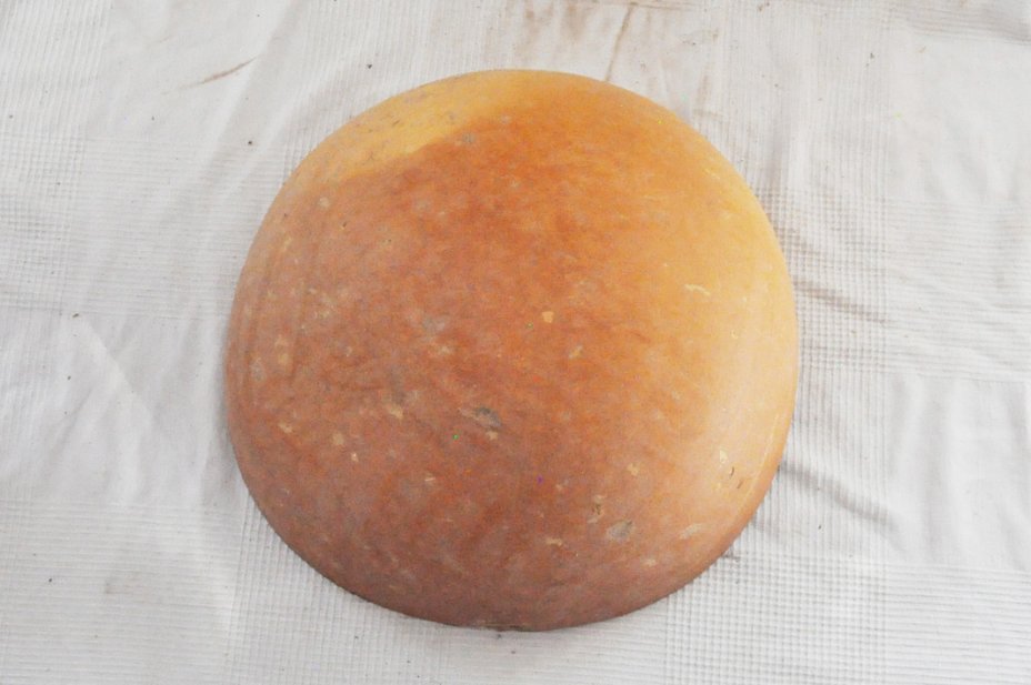 Ø37-38 cm Kalebasse Halbschale - Hemisphärischer Kürbis