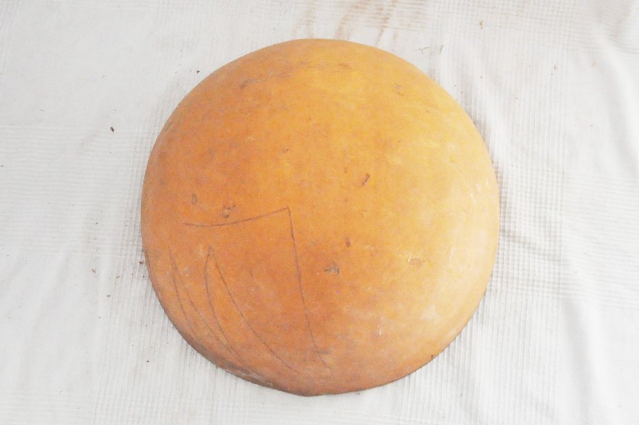 Ø49-50 cm Kalebasse Halbschale - Hemisphärischer Kürbis