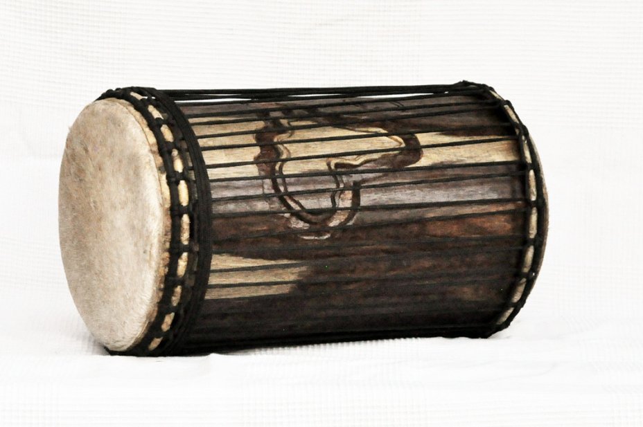 Rozenholz 4 Eisen Kenkeni Dundun - Dundun Basstrommel aus Guinea