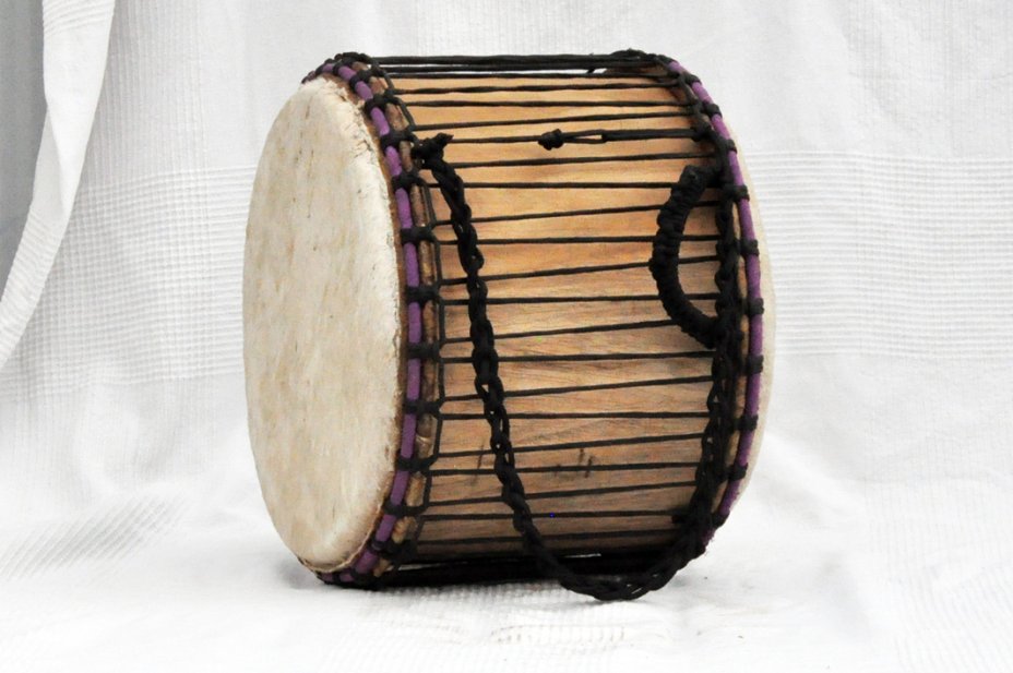 Dundunba Mini-Basstrommel aus Ghana - Mini-Dundun