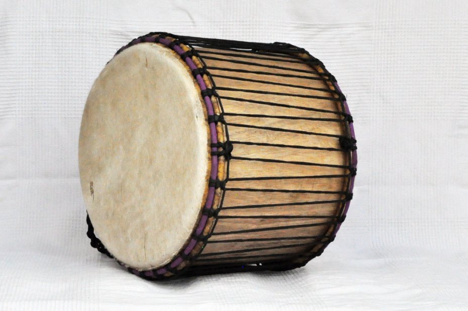 Dundunba Mini-Basstrommel aus Ghana - Mini-Dundun