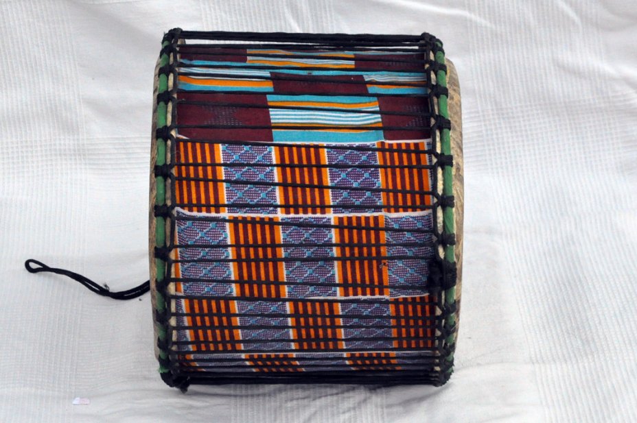Dundunba Mini-Basstrommel aus Ghana - Mini-Dundun