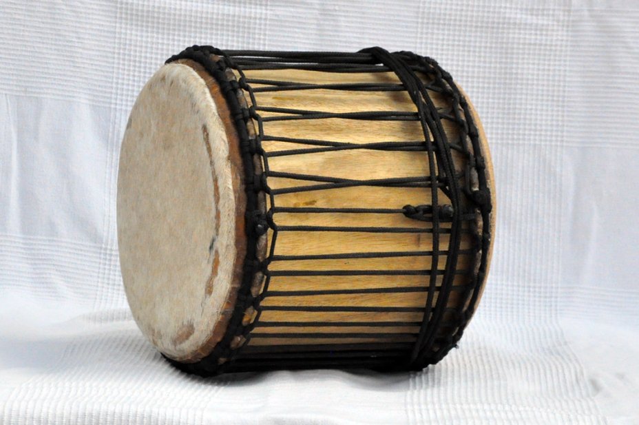 Sangban Mini-Basstrommel aus Ghana - Mini-Dundun