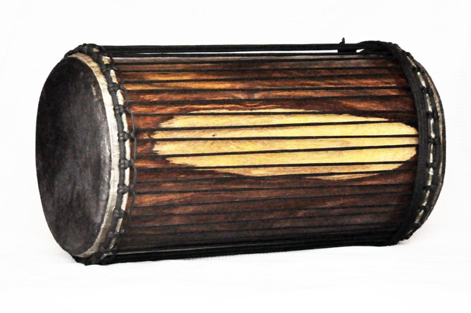 4 Eisen Sangban Dundun - Rosenholz Dundun Basstrommel aus Guinea