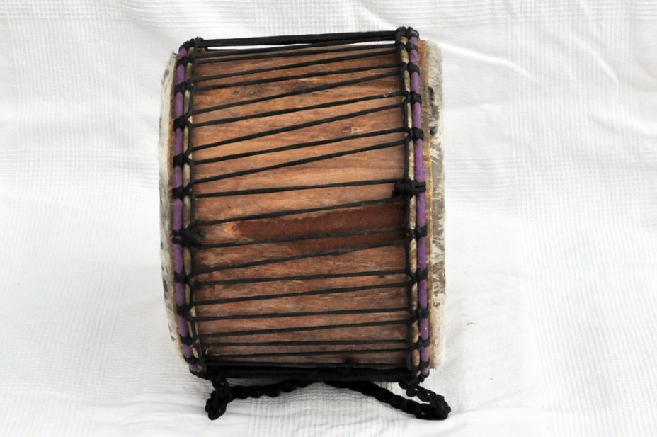 Dundunba Mini-Basstrommel aus Ghana - Mini-Dundun