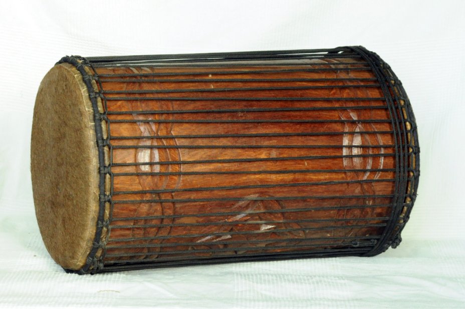 4 Eisen Sangban Dundun - Rosenholz Dundun Basstrommel aus Guinea