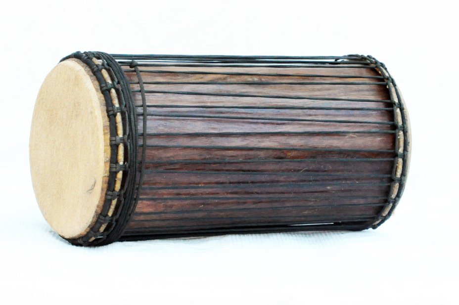Rozenholz 4 Eisen Kenkeni Dundun - Dundun Basstrommel aus Guinea