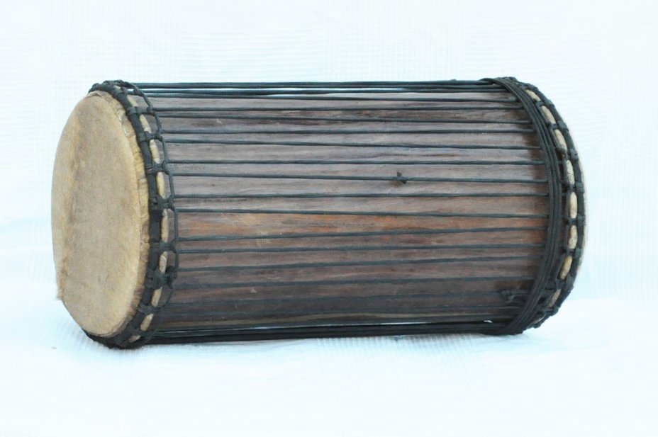 Rozenholz 4 Eisen Kenkeni Dundun - Dundun Basstrommel aus Guinea