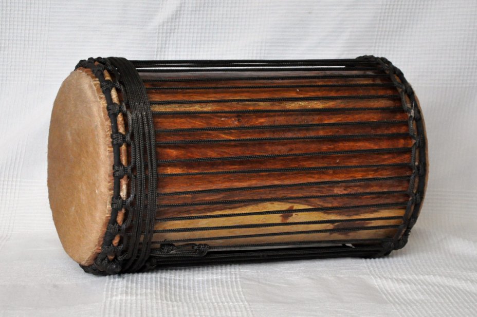 Rozenholz 4 Eisen Kenkeni Dundun - Dundun Basstrommel aus Guinea
