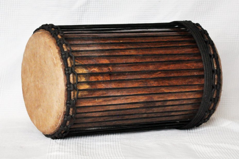 Rozenholz 4 Eisen Kenkeni Dundun - Dundun Basstrommel aus Guinea