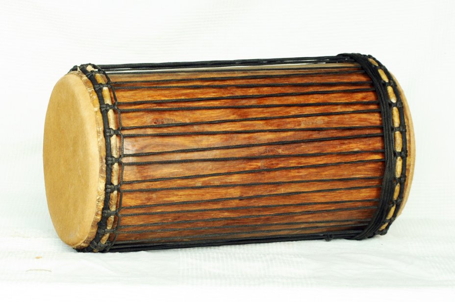 Rozenholz 4 Eisen Kenkeni Dundun - Dundun Basstrommel aus Guinea
