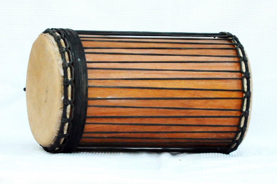 Lenke 4 Eisen Kenkeni Dundun - Dundun Basstrommel aus Guinea