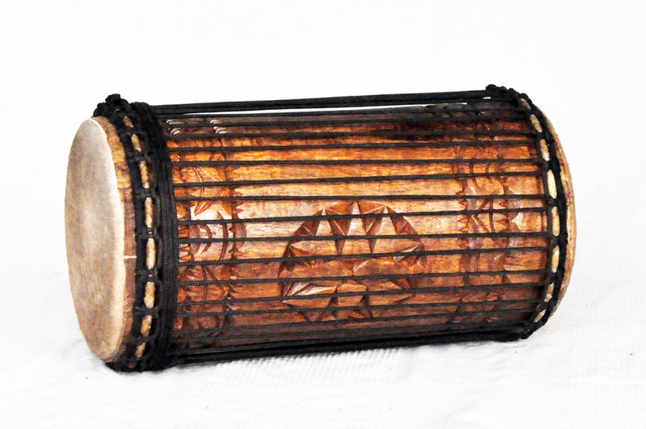 Rozenholz 4 Eisen Kenkeni Dundun - Dundun Basstrommel aus Guinea